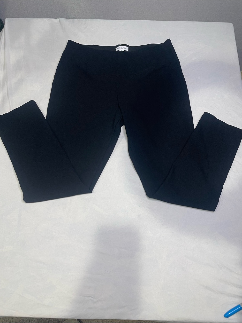Calvin Klein Women’s Black Stretch Dress Pants S12 Straight Leg Trousers SKU027